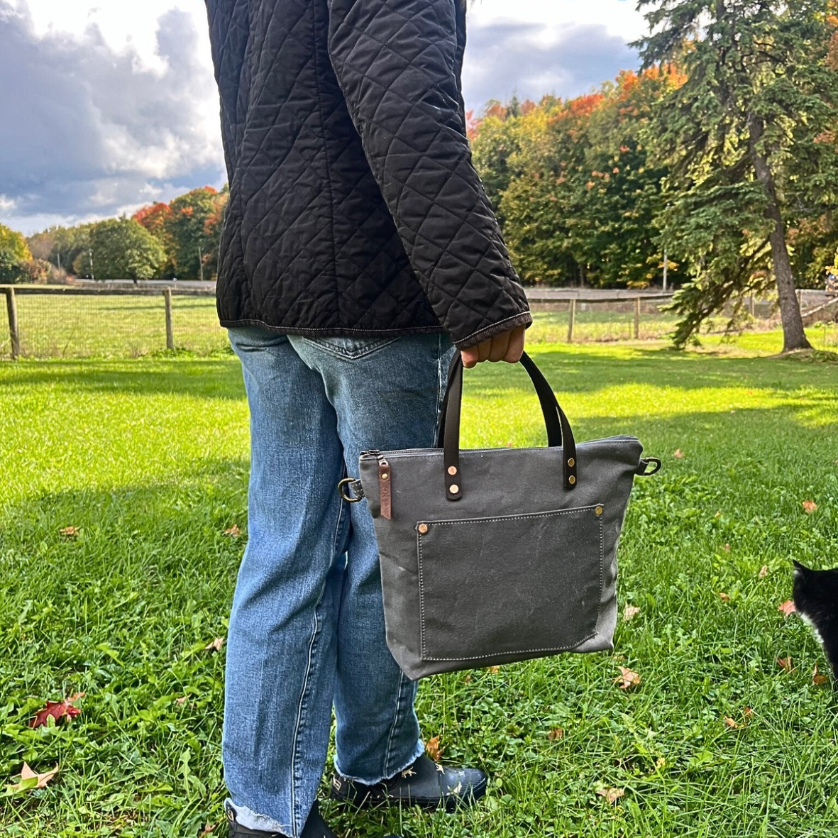 Derby Mini Tote- Slate