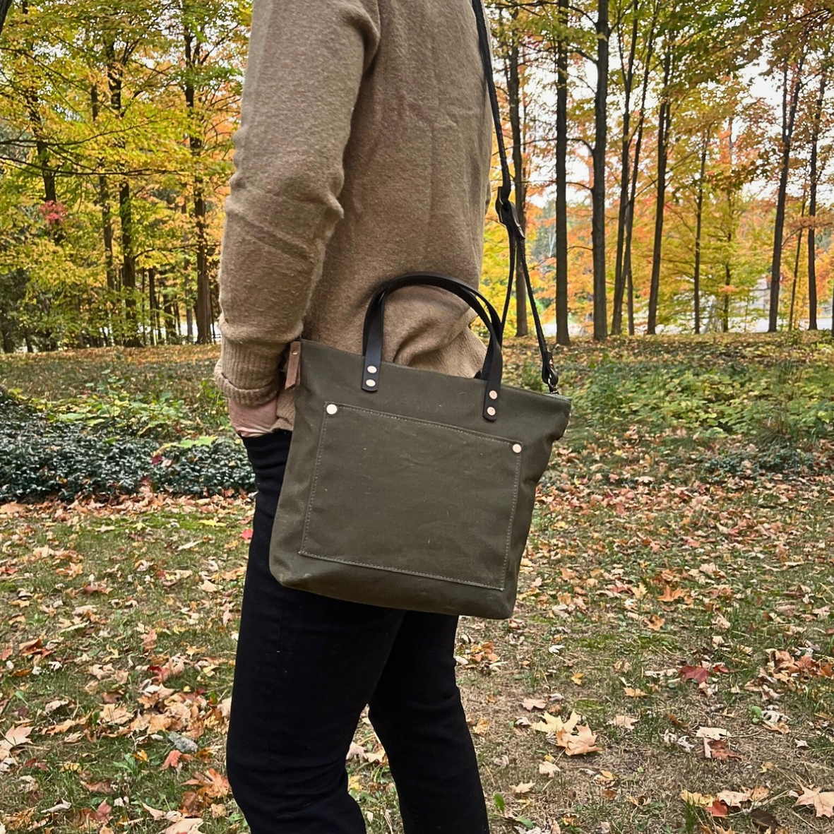Derby Mini Tote- Olive