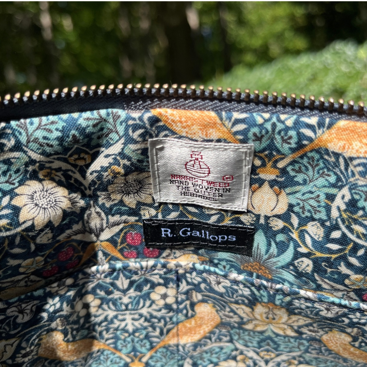 Harris Tweed Limited Edition Hunter waxed crossbody
