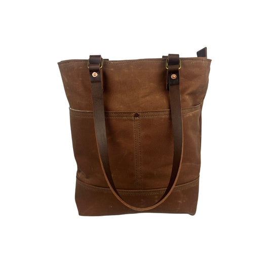 Brushed Brown Field tote