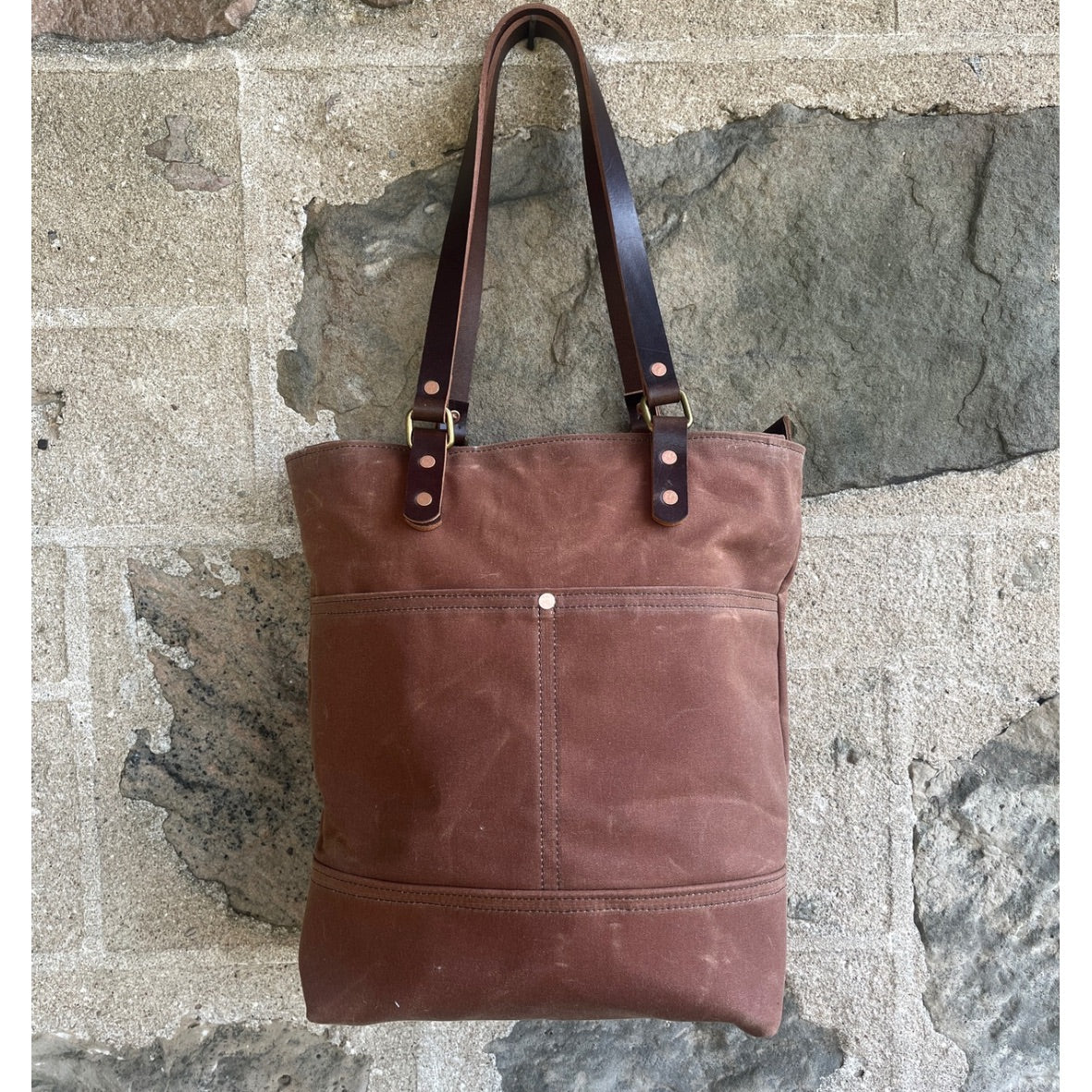Brushed Brown Field tote