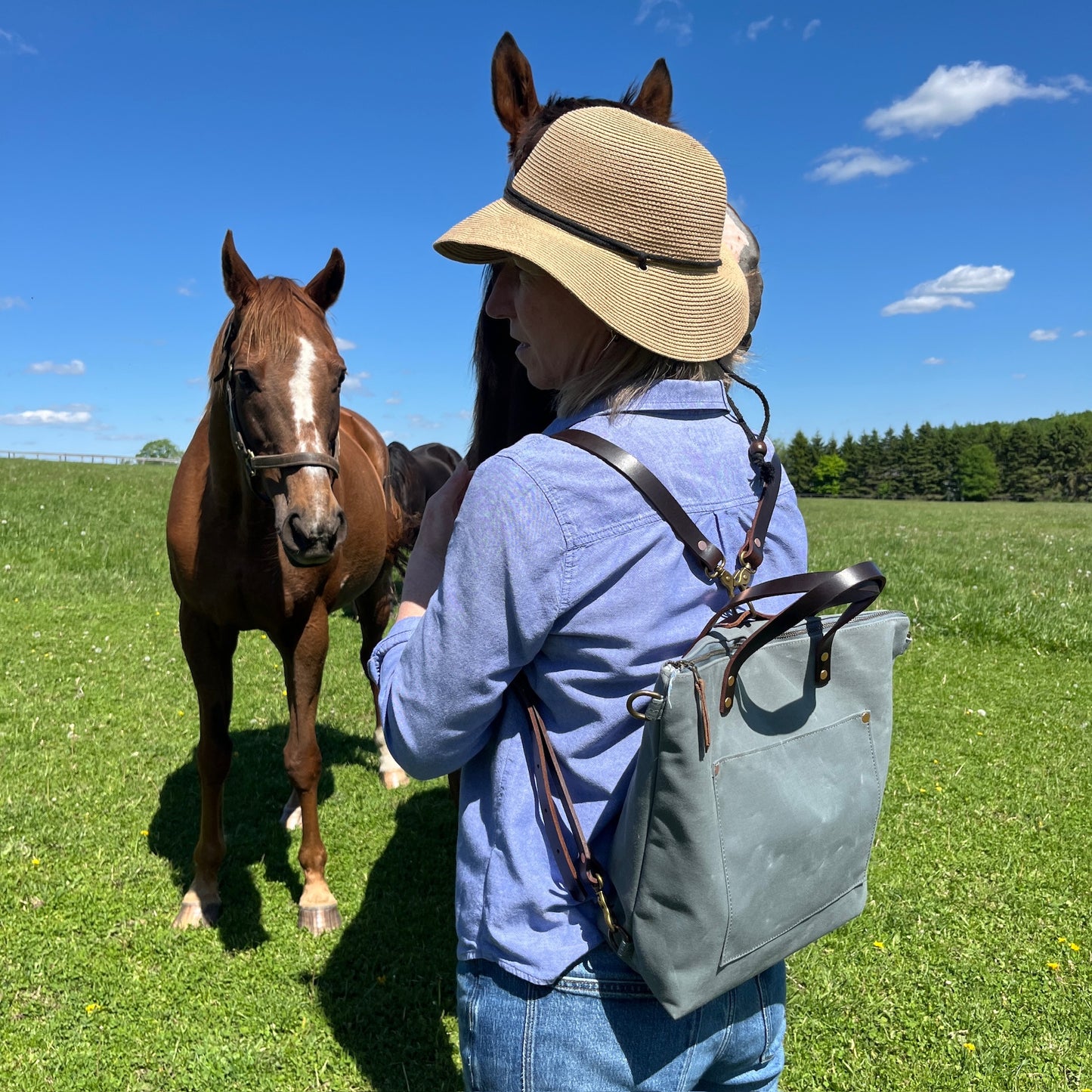 Large Derby Tote Backpack- Maker’s edition