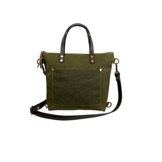 Derby Mini Tote Convertible Backpack- Olive