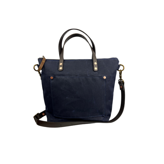 Derby Mini Tote- Navy