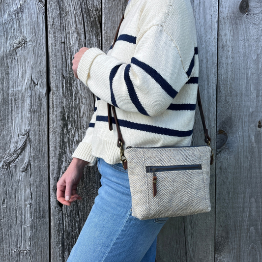 Harris Tweed Limited Edition Hunter waxed crossbody